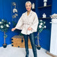 Tara Detailed Cape Jacket Cream