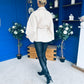 Tara Detailed Cape Jacket Cream