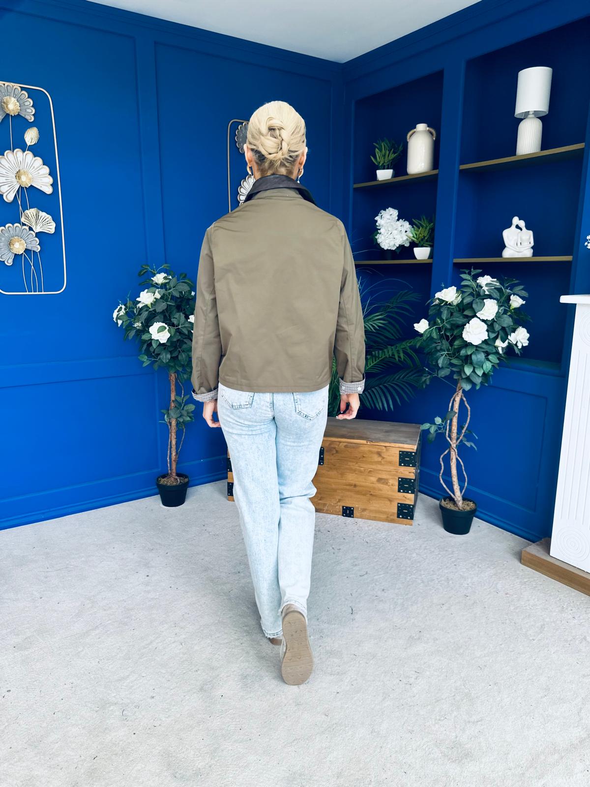 Samantha Detailed Jacket Khaki