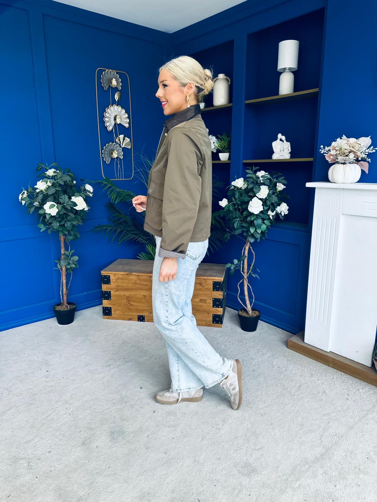 Samantha Detailed Jacket Khaki