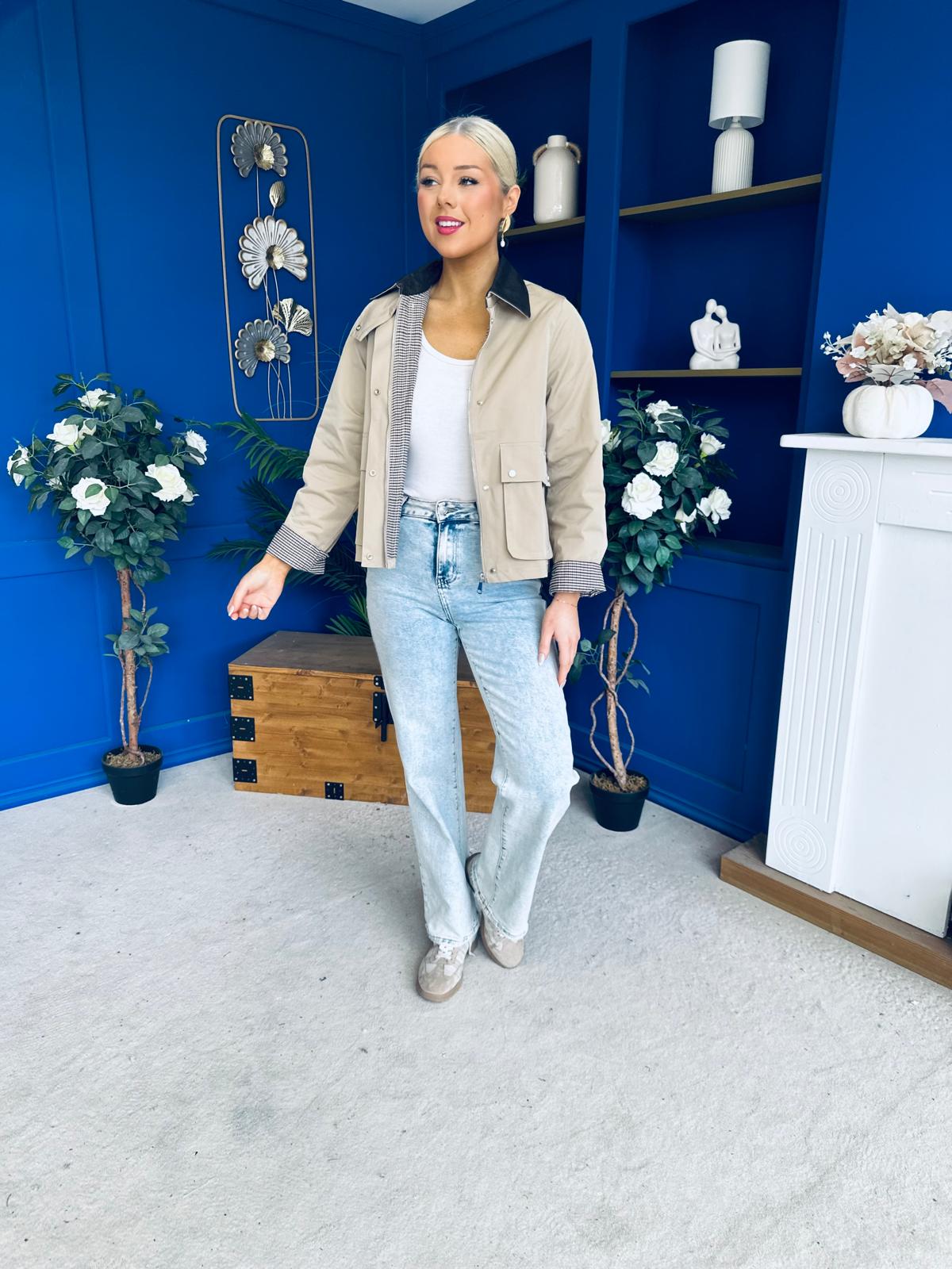 Samantha Detailed Jacket Beige