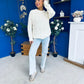 Delaney Detailed Knitted Jumper Cream