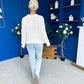 Delaney Detailed Knitted Jumper Cream
