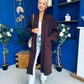 Avril Detailed Longline Cardi Chocolate