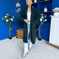 Avril Detailed Longline Cardi Forest