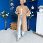 Avril Detailed Longline Cardi Beige