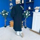Avril Detailed Longline Cardi Black