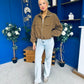 Doris Detailed Shell Jacket Camel