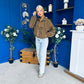Doris Detailed Shell Jacket Camel