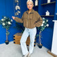 Doris Detailed Shell Jacket Camel