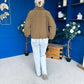 Doris Detailed Shell Jacket Camel