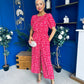 Erin Culotte Jumpsuit Deer Spot Rouge