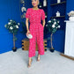 Erin Culotte Jumpsuit Deer Spot Rouge