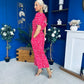 Erin Culotte Jumpsuit Deer Spot Rouge