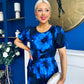 Erin Culotte Jumpsuit Floral Blue
