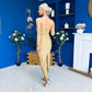 Aisling Tassel Detail Occasion Dress Gold