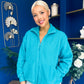 Mimi Solid Colour Full Zip Fleece Blue