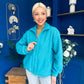 Mimi Solid Colour Full Zip Fleece Blue