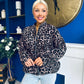 Jaden Detailed Bomber Leopard Beige