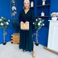 Phoebe Banded Occasion Maxi Dress Black