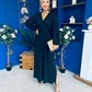 Phoebe Banded Occasion Maxi Dress Black