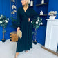 Phoebe Banded Occasion Maxi Dress Black
