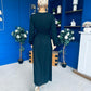 Phoebe Banded Occasion Maxi Dress Black