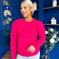 Freya Detailed Knitted Jumper Pink