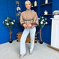 Freah Detailed Cape Jacket Beige