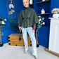 Freah Detailed Cape Jacket Khaki