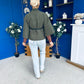 Freah Detailed Cape Jacket Khaki