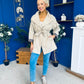 Jacinta Detailed Jacket Beige