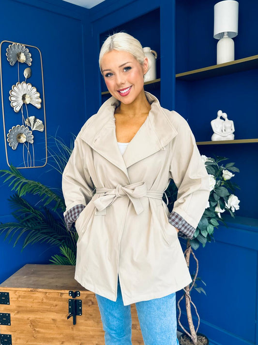 Jacinta Detailed Jacket Beige