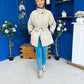 Jacinta Detailed Jacket Beige