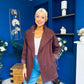 Jacinta Detailed Jacket Burgundy
