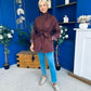 Jacinta Detailed Jacket Burgundy