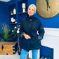 Jacinta Detailed Jacket Navy