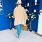 Rachel Toggle & Rope Poncho Camel