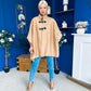 Rachel Toggle & Rope Poncho Camel