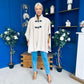 Rachel Toggle & Rope Poncho Cream