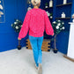 Martha Bell Sleeve Jumper Leopard Pink