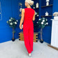 Jamie Waistcoat And Jo Trouser Set Red