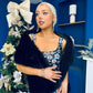 Kiley Faux Fur Shawl Black