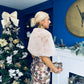 Philis Faux Fur Shawl Cream