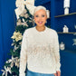 Hina Sequin Knit Jumper Cream