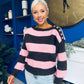 Edel Button Detailed Knitted Jumper Pink