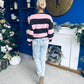 Edel Button Detailed Knitted Jumper Pink