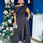 Florie Frill Wrap Maxi Dress Chocolate PRE ORDER Arriving 8 Oct