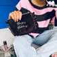 Happy Holidays Cosmetics Bag Chocolate