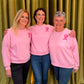 NBCRI Embroidered Light Jumper Pink